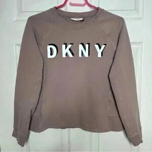 DKNY  Sport Sweatshirt Crew Neck Purple Size Medium